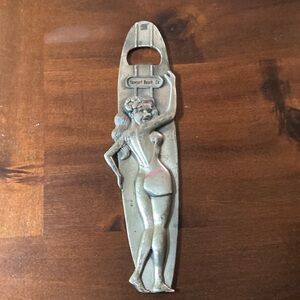 Newport Beach Vintage Woman Figure Bottle Opener